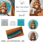 Preview: Patch / Aufnäher  - Bär NAMASTE - Grau